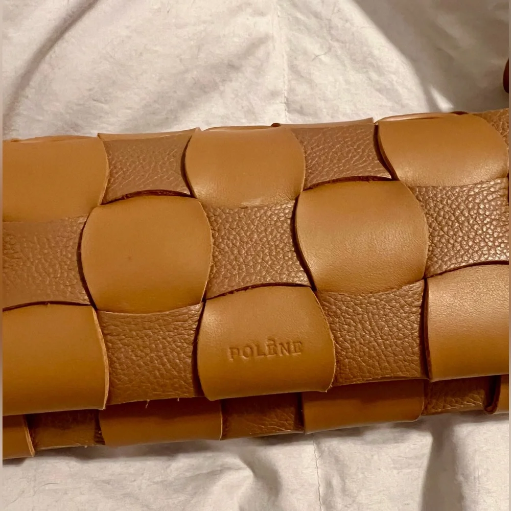 Polene Neiti Clutch Bag in Camel - Picture 6 of 16